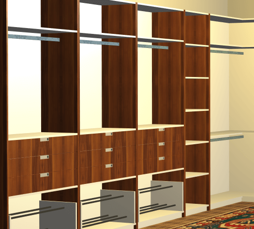 Cabinets designed with Polyboard