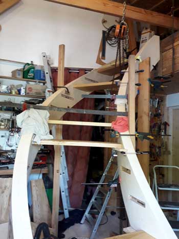 Test stair assembly without gluing
