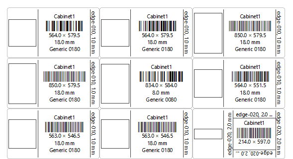 polyboard labels