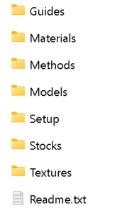 Folders inside PolyBoard’s Quick Design libraries
