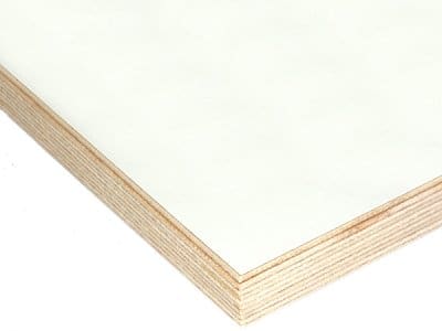 Marine plywood with melamine face