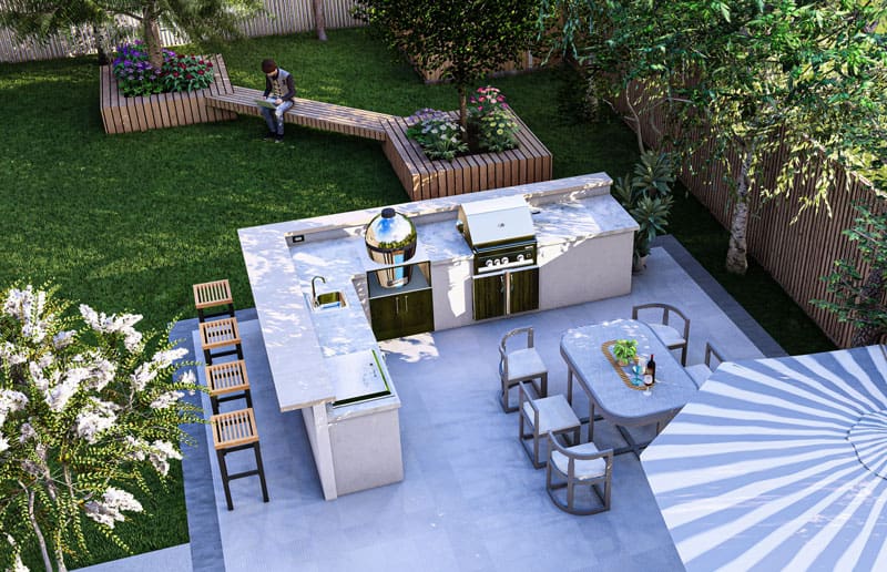Outdoor kitchen idea
