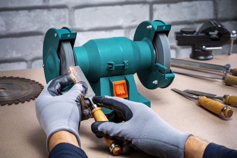 Sharpening Tools Using a Grinder