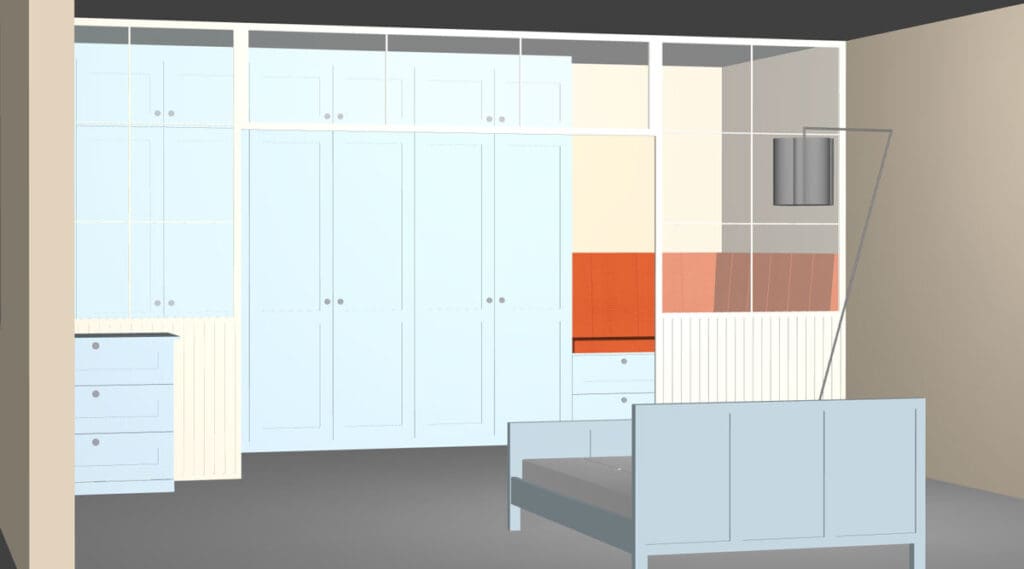 polyboard bedroom cabinet project