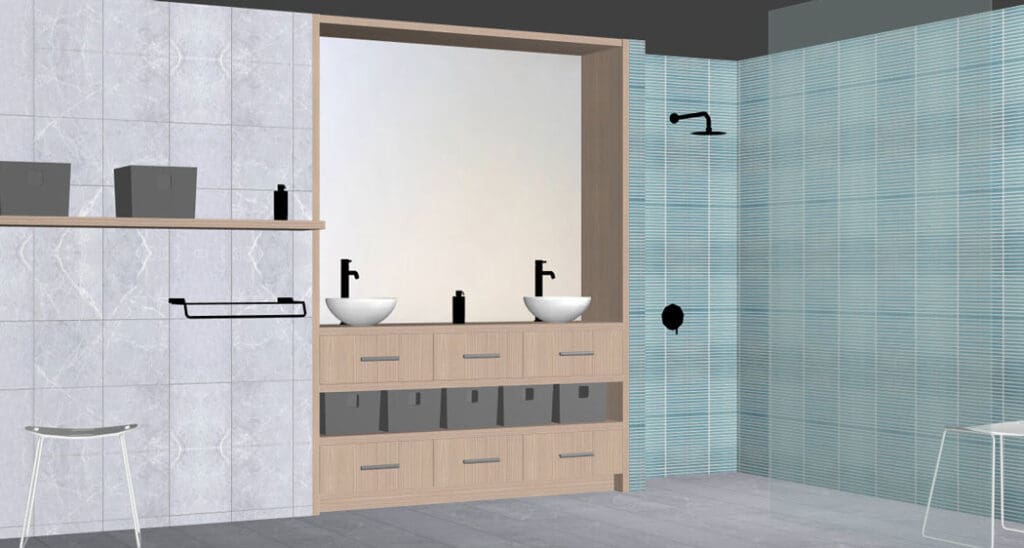 cabinetry project integrated with Blue Elephant CNCs